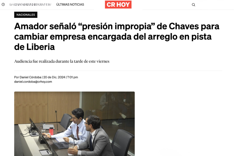 24 DIc CrHoy Luis Amador Liberia